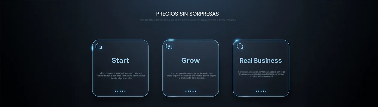 Precios sin sorpresas en servicios de branding y web de DAROX